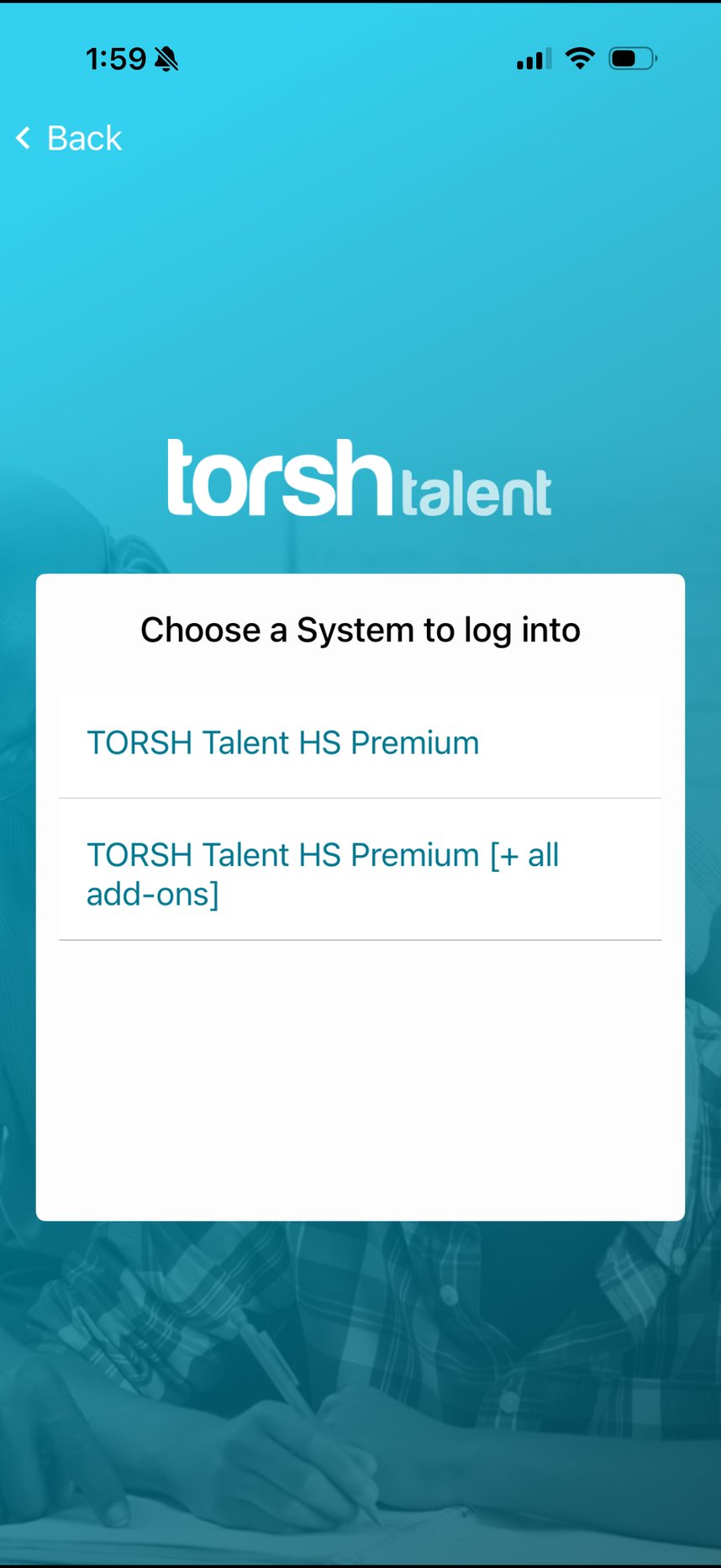 Tor Sh How to choose the account you upload to on the TORSH Talent Mobile App