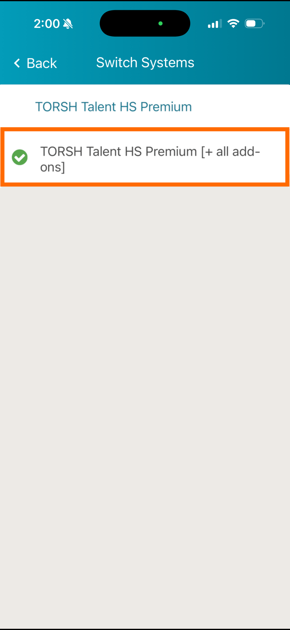 Tor Sh How to choose the account you upload to on the TORSH Talent Mobile App